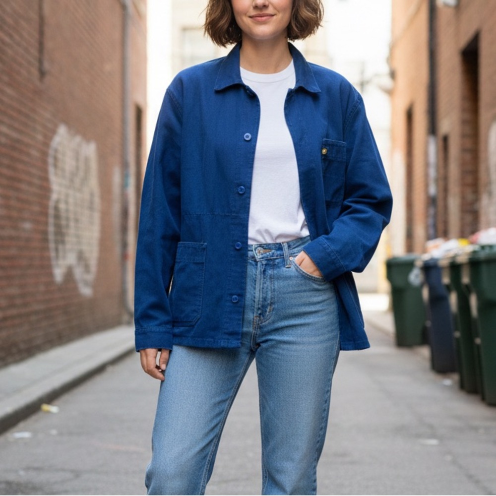 Women's‎ Blue Utility Jacket from Cepovett Safety